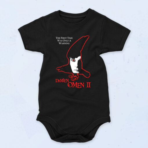 Damien Omen 2 90s Baby Onesie