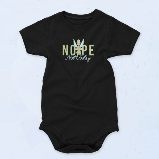 Disney Peter Pan Tinker Bell Nope Not Today 90s Baby Onesie