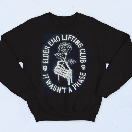 Elder Emo Lifting Club Cotton Sweatshirt