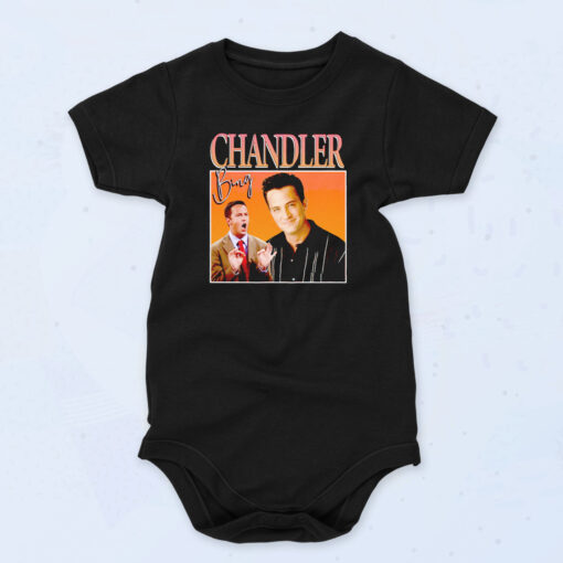 Friends Chandler Bing 90s Baby Onesie