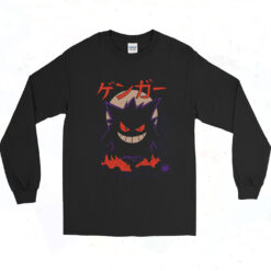 Gengar Anime Japanese Anime Long Sleeve Tshirt