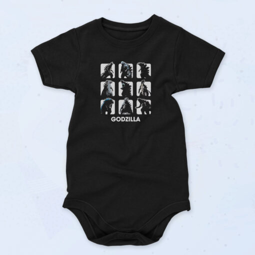 Godzilla Moods Box 90s Baby Onesie