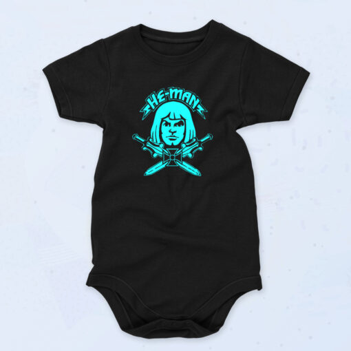 Heman Masters Of The Universe 90s Baby Onesie