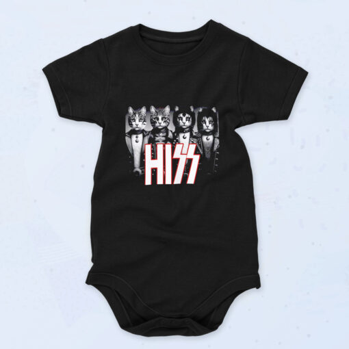 Hiss Rock Band Parody 90s Baby Onesie