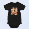 Hunks Of The 80s 90s Baby Onesie