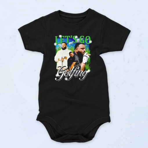 Let's Go Golfing Vintage Dj Khaled 90s Baby Onesie