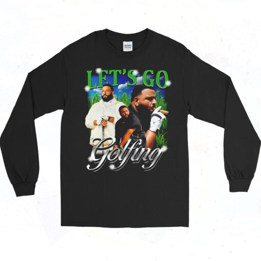 Let's Go Golfing Vintage Dj Khaled Long Sleeve Tshirt