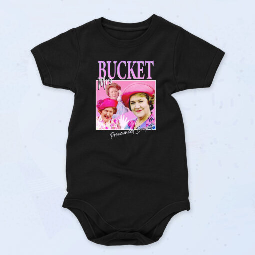 Mrs Bucket Pronounced Bouquet 90s Baby Onesie