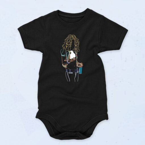 Robert Plant Led Zeppelin 90s Baby Onesie