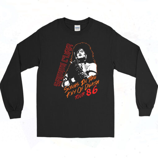 Sammi Curr Trick Or Treat Retro Horror Movie Long Sleeve Tshirt