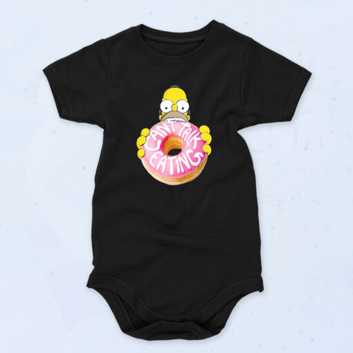 Simpsons Homer Can't Talk Eating 90s Baby Onesie