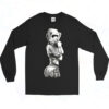 Tattoo Girl Storm Trooper Long Sleeve Tshirt