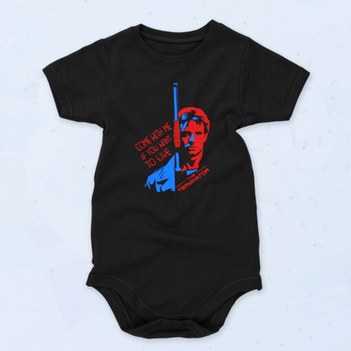 Terminator Kyle Reese 90s Baby Onesie