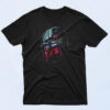 The Mandalorian Helmet Scene 90s Oversized T shirt