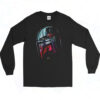 The Mandalorian Helmet Scene Long Sleeve Tshirt