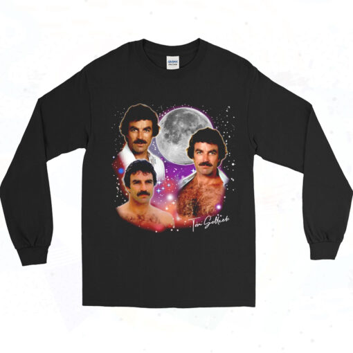 Tom Selleck Full Moon Long Sleeve Tshirt