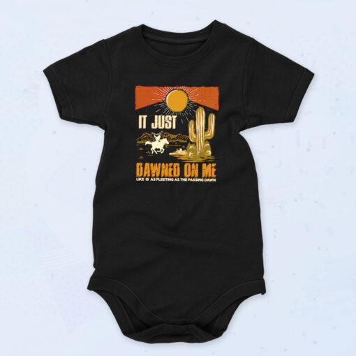 Zach Bryan Dawned On Me 90s Baby Onesie