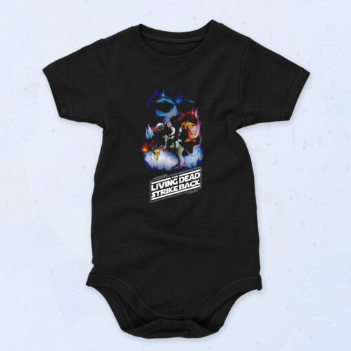 Zombie Wars The Living Strike Back 90s Baby Onesie