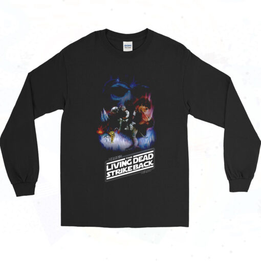 Zombie Wars The Living Strike Back Long Sleeve Tshirt