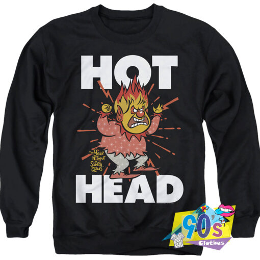 Angry Hot Head Without A Santa Claus Sweatshirt.jpg