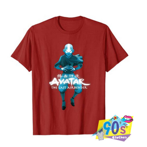 Avatar Blue Monochromatic Aang T Shirt.jpg