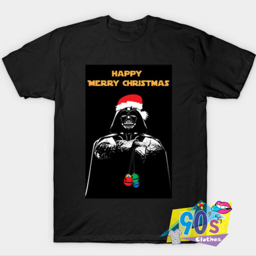 Awesome Happy Merry Christmas Skull T shirt.jpg