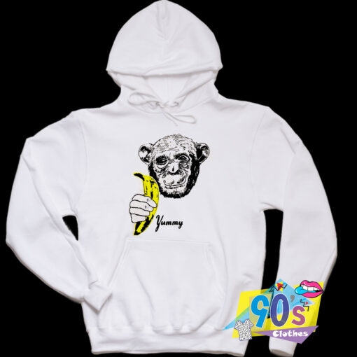 Banana Yummy Parody Andy Warhol Hoodie.jpg