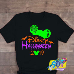 Bats And Spiders Mickey Mouse Halloween T shirt.jpg