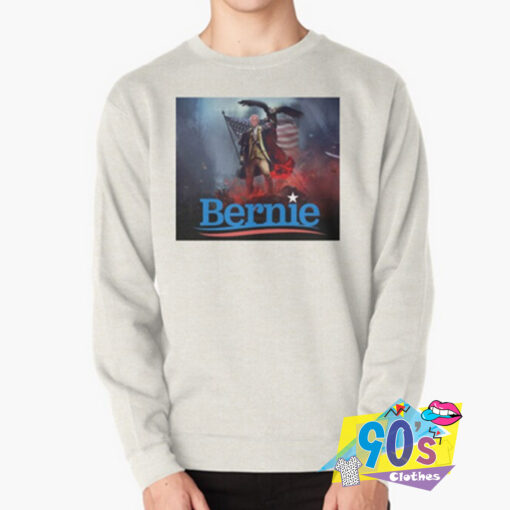 Bernie Sanders 2020 With Flag Sweatshirt.jpg