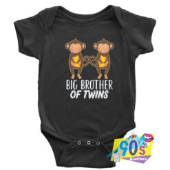 Big Brother Of Twins Monkeys Baby Onesie.jpg