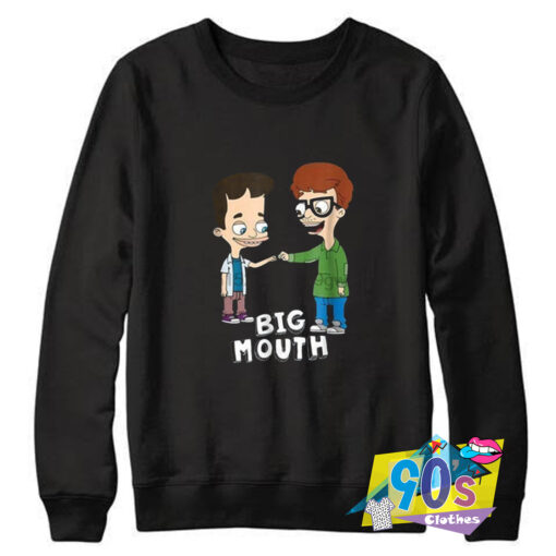 Big Mouth Fist Pump Friendship Sweatshirt.jpg