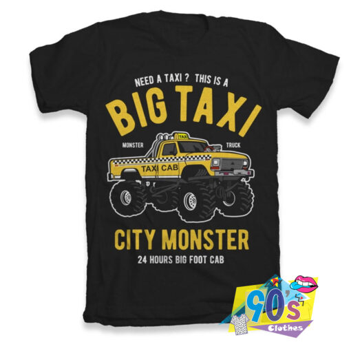 Big Taxi Monster Truck T Shirt.jpg