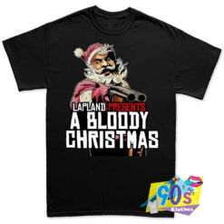 Bloody Christmas Santa Gamer T shirt.jpg
