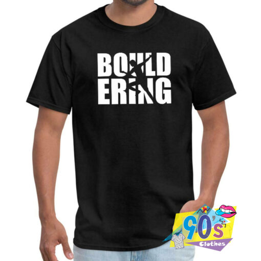 Bouldering Climbing Hobby T Shirt.jpg