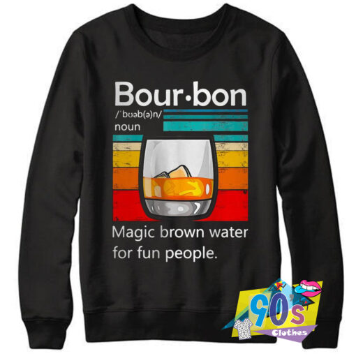 Bourbon Noun Magic Brown Sweatshirt.jpg