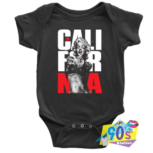 Cali marilyn Monroe Gangsta Baby Onesie.jpg