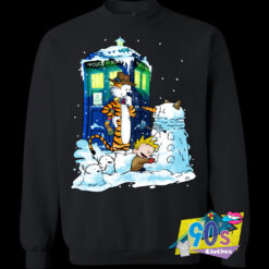 Calvin and Hobbes With Snowman Sweatshirt.jpg