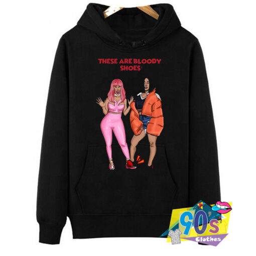 Cardi B Nicki Minaj Caricature Hoodie.jpg