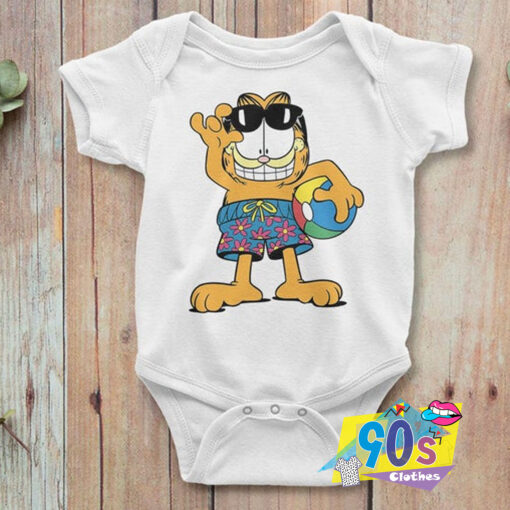 Cat Garfield Cool Baby Onesie.jpg