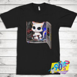 Cat Pilot Robot Halloween Kitty T Shirt.jpg