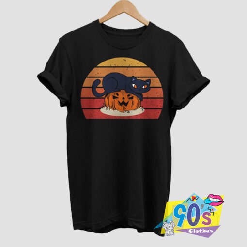 Cat Pumpkin Halloween Costume T shirt.jpg