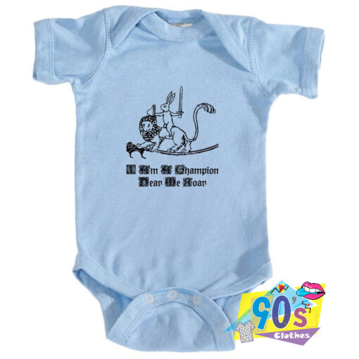 Champion Bunny Knight and Lion Baby Onesie.jpg