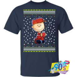 Charlie Brown Holding Bomb Christmas T shirt.jpg