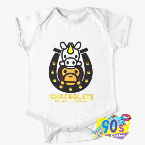 Chocoolate Baby Milo A bathing Ape Baby Onesie.jpg