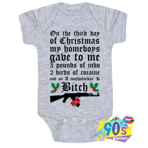 Christmas In The Hood Baby Onesie.jpg