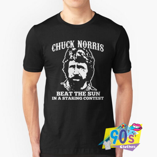 Chuck Norris Beat The Sun T Shirt.jpg