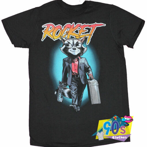 Comic Rocket Raccoon Suited Up T shirt.jpg