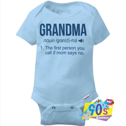 Cute Love Grandma BAby Onesie.jpg