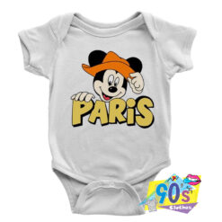 Cute Mickey Mouse Paris Baby Onesie.jpg