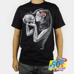 Day of the Dead Kiss Skull T Shirt.jpg